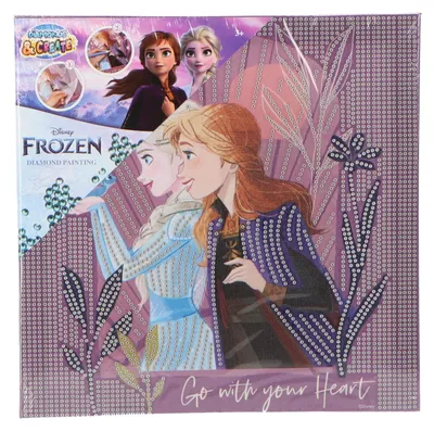 Produktbild von Disney Die Eiskönigin – Völlig Unverfroren Diamond Painting Und Stickerei Mehrfarbig  Mehrfarbig One Size