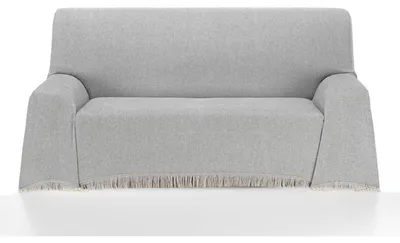 Immagine prodotto di Coperta multifunzione per divano o letto, grigia