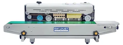 Produktbild von Verschließmaschine, Gehäuse aus Edelstahl, Verschließgeschwindigkeit 24 m/min, Backfarbe