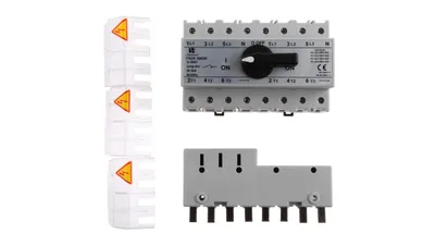 Obrázok produktu pre Síťový generátor spínač 63A 3P+N (nevypínatelný N pól) PRZK-3063NW02