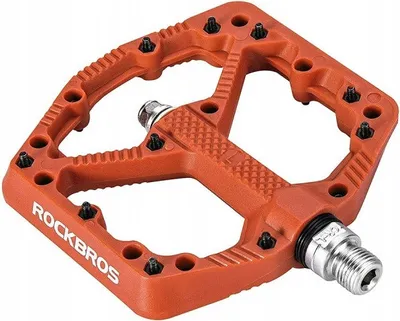 Immagine prodotto di Pedali per bicicletta Rockbros 2021-12AOR arancione con perno in nylon