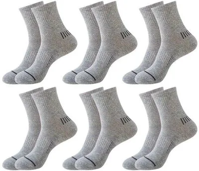 Obrázok produktu pre Pánske športové ponožky, nepremokavé, polodlhé, sivé