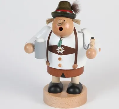 Produktbild von Bayer mit Bierkrug (20cm) Räuchermann von KWO