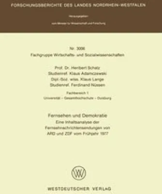 Obrázok produktu pre Fernsehen und Demokratie
