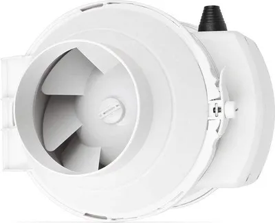Immagine prodotto di Ventilatore per bagno - Ventilatore da interno da 125 mm con filtro HEPA e filtro a carbone attivo, 280 m³/h, 36 W, 56 dB, a prova di spruzzi, in plastica