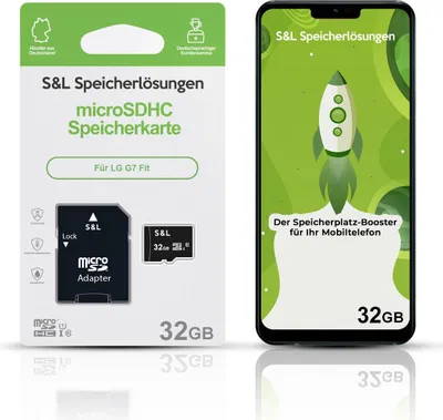 Produktbild von microSD Speicherkarte S&L für LG G7 Fit - Speicherkapazität: 32 GB