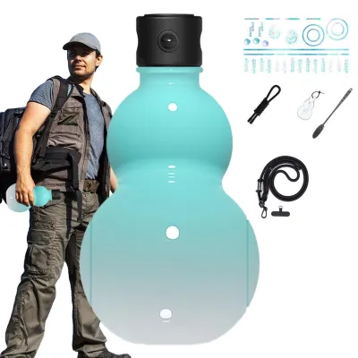 Obrázek produktu pro Tradiční láhev na vodu z tykve, objem 900 ml