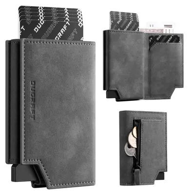 Immagine prodotto di Omgoods - Portafoglio da uomo con protezione RFID