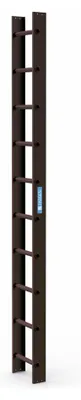 Produktbild von Zarges Dachleiter 10 Sprossen braun