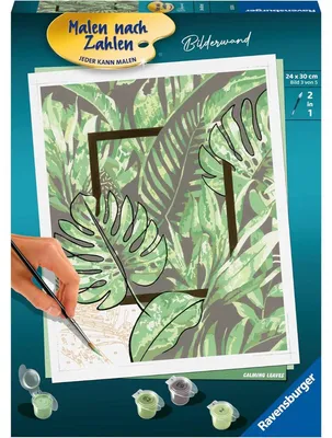 Obrázek produktu pro Ravensburger Malování podle čísel "Uklidňující listy" 20234