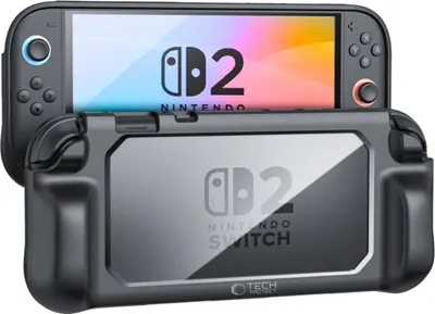 Produktbild von Tech-Protect MagMat Case Nintendo Switch 2 Schwarz/Transparent