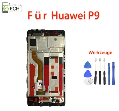 Produktbild von Für Huawei P9 LCD Display mit Rahmen Touch Screen Bildschirm Werkzeuge