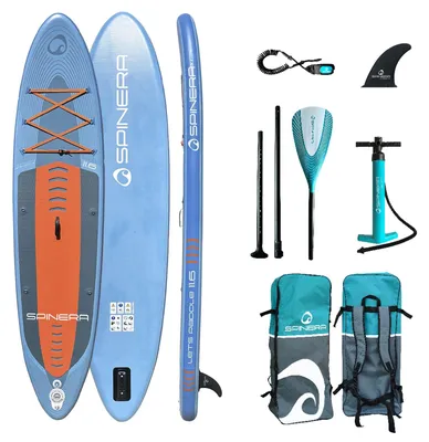 Zdjęcie produktu dla SPINERA LETS PADDLE 11.6 – nadmuchiwana deska do surfowania iSUP, zestaw do wiosłowania na stojąco (SUP), 350 cm