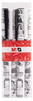 Obrázok produktu pre Gélové pero 0,5 mm Manga modré, 4 ks, M&G