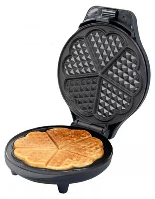 Zdjęcie produktu dla Gofrownica Bestron klasyczne gofry w kształcie serca nieprzywierająca powłoka optymalizacja wydajności