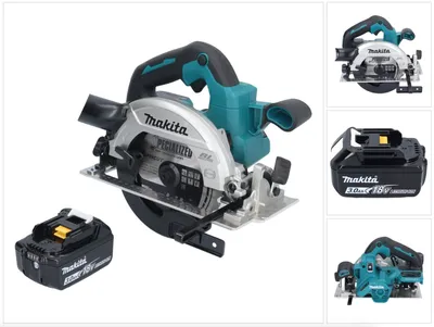 Produktbild von Makita DHS 661 F1 Akku Handkreissäge 18 V 165 mm Brushless + 1x Akku 3,0 Ah - ohne Ladegerät