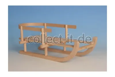 Obrázek produktu pro Dřevěné sáňky pro panenky, D: 46cm/Š: 20cm