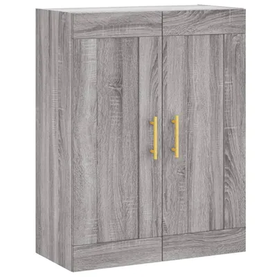 Image de Armoire murale sonoma gris 69,5x34x90 cm bois d'ingénierie