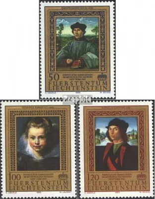Produktbild von Briefmarken Liechtenstein 1985 Mi 881-883 (kompl.Ausg.) gestempelt Gemälde