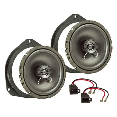 Produktbild von TA16.5-Pro Lautsprecher Einbau-Set kompatibel mit Opel Astra H Corsa D Corsa E 165mm Koaxial System
