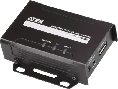 Zdjęcie produktu dla ATEN VE901R-AT-G, 4096 x 2160 px, Amplituner, 70 m, Przewodowa, Czarny, HDCP