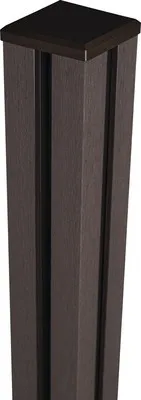 Produktbild von Pfosten GroJa Flex BPC mit Kappe zum Einbetonieren 10 x 10 x 240 cm terra