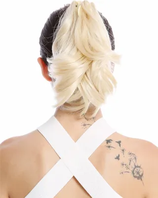 Produktbild von WIG ME UP Zopf Pferdeschwanz kurz gewellt Platinblond 506-V-613