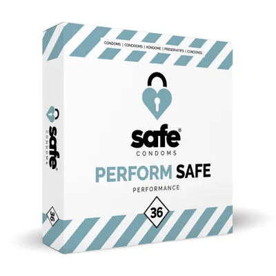 Obrázok produktu pre SAFE - Kondómy na oddialenie orgazmu - Performance- 36 kusov