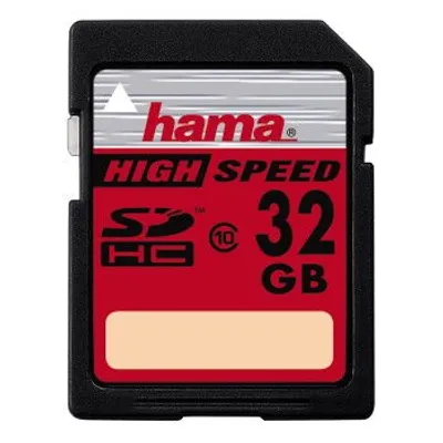 Produktbild von Hama SDHC 32GB, 32768 MB, Secure Digital Hochkapazität (SDHC), 22 MB/s