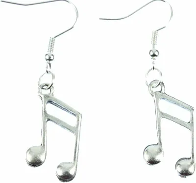 Produktbild von Noten Klavier Musikerin Sechzehntel Ohrringe 16tel Note Miniblings Musik silber