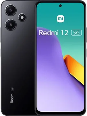 Produktbild von Smartphone Xiaomi REDMI 12 5G 4-128 BK 6,8" 4 GB RAM 128 GB Schwarz