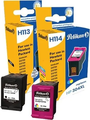 Image de Pelikan 4950930 - Compatible - Noir - Cyan - Magenta - Jaune - HP - Pack de deux - HP Deskjet 2600 HP Deskjet 2620 HP Deskjet 2622 HP Deskjet 2630 HP Deskjet 2632 HP Deskjet 2633 HP... - 2 pièce(s) (4950930)