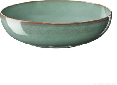 Immagine prodotto di ASA Selection saisons Pastateller Eucalyptus, Speiseteller, Pasta Teller, Steinzeug, Grün, Ø 21 cm, 27231175