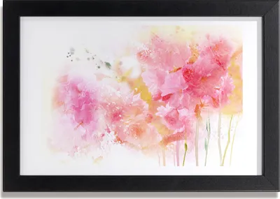 Produktbild von Bild 30x20 MDF-Rahmen, Wandkunst Blumen