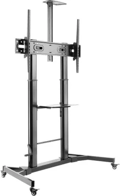 Zdjęcie produktu dla myWall HP 104, 100 kg, 152,4 cm (60"), 2,54 m (100"), 1000 x 600 mm, Opcja regulacji wysokości, Czarny