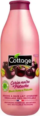 Image de Gel douche crémeux hydratant #cerise noire & pistache 750ml
