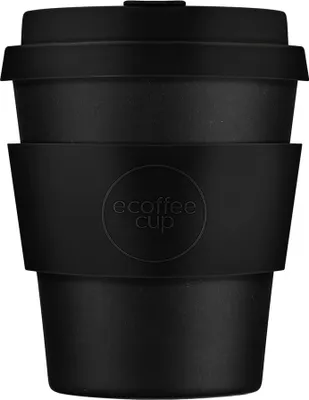 Produktbild von Ecoffee Cup Kerr & Napier S, Einzelbild, 0,24 l, Schwarz, Polyacticsäure (PLA), Tasse, Kaffee