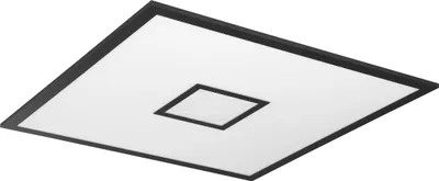 Image de Eglo 900572 BORDONARA LED plafonnier 36W 595x595mm noir blanc télécommande RGB couleur de lumière réglable dimmable