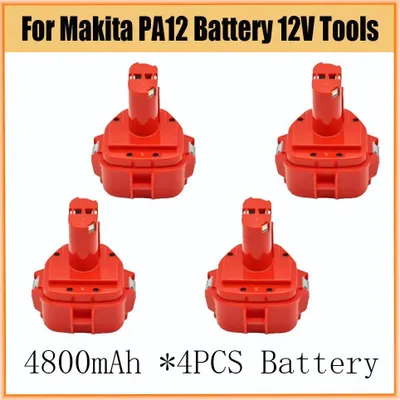 Obrázok produktu pre Náhradná batéria – Ni-MH akumulátor PA12 – 12 V – 4800 mAh – balenie po 4 kusoch – kompatibilná s modelmi 1220, 1222, 1233, 1234, 1235