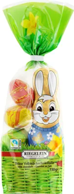 Produktbild von Riegelein Oster Mischbeutel Vollmilchschokolade und Gelee 150g