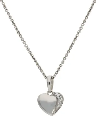 Produktbild von Anhänger Herz mit Zirkonia Silber 925 JL10-02-3676