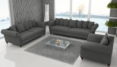 Produktbild von Chesterfield Sofagarnitur 5+4+1 Sofa Couch Polster Sitzer Big XXL Garnitur Neu