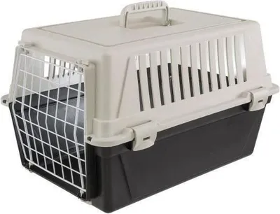 Produktbild von Transportkorb für Katzen und kleine Hunde, Kunststoff, Metalltür, Tragegriff, ATLAS 10EL, FERPLAST