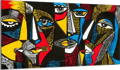 Produktbild von Glas-Herdplattenschutz 90x52 Pop Art