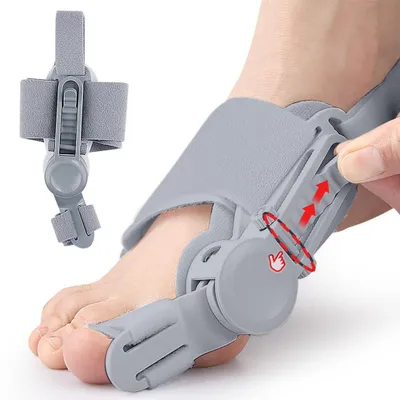 Produktbild von Cool-i® Hallux valgus Korrektor mit Drehverstellung, links/rechts tragbar, individuell einstellbar, für Alltag & Entspannung