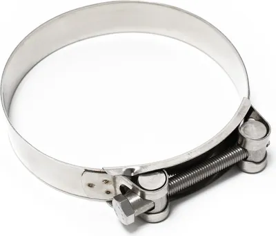 Produktbild von Gelenkbolzen Schlauchschellen W4 rostfreier Edelstahl Bandbreite 24mm Spannbereich 104-112mm