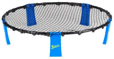 Produktbild von Scatch Roundnet Set 92 x 20 CM - Auch für Spyderball geeignet - Inkl. Ball, Pumpe, Rahmen, Netz und Reisetasche - Max. 4 Spieler - Blau/Schwarz