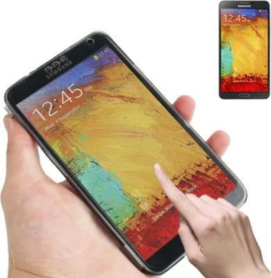 Produktbild von Handyhülle Flip Quer für Handy Samsung Galaxy Note 3 Grau