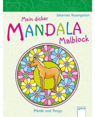 Zdjęcie produktu dla Mein dicker MANDALA Malblock: Pferde und Ponys