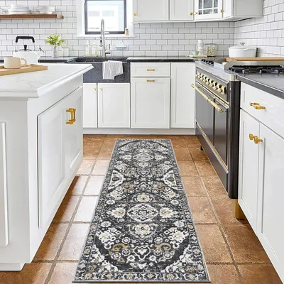 Produktbild von Famanu Läufer 60 x 180 cm antislip - vielseitig einsetzbar für Eingangsbereich, Küche, Bad und Treppen